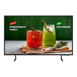 Samsung LH75BEDHLGUXEN Écran d'affichage dynamique Écran plat de signalisation numérique 190,5 cm (75") Wifi 4K Ultra HD Noir Tizen 16/7