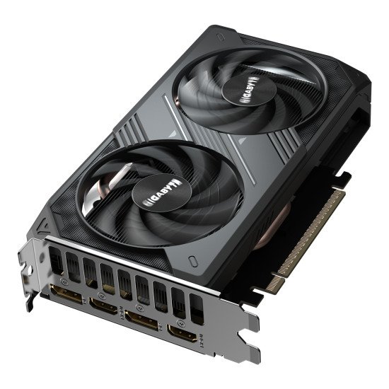 GIGABYTE GeForce RTX 5050 WINDFORCE OC 8G Carte Graphique - 8GB GDDR6, 128bit, PCI-E 5.0, 2587MHz Fréquence du cœur, 2 x DP, 2 x HDMI, NVIDIA DLSS 4, GV-N5050WF2OC-8GD GIGABYTE GeForce RTX 5050 WINDFORCE OC 8G Carte Graphique - 8GB GDDR6, 128bit, PCI-E 5.0, 2587MHz Fréquence du cœur, 2 x DP, 2 x HDMI, NVIDIA DLSS 4, GV-N5050WF2OC-8GD