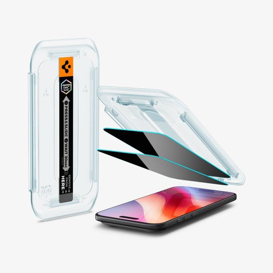 Spigen Glas.tR EZ Fit Privacy Protection de l'écran contre les regards indiscrets Apple 2 pièce(s)