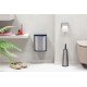 Brabantia Bo Waste Bin 7 L Rectangulaire Acier Noir, Acier Brabantia Bo Waste Bin 7 L Rectangulaire Acier Noir, Acier