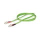 StarTech.com Câble Fibre Optique Multimode OM5 LC à LC (UPC) de 2m, Cordon/Jarretière/Connecteur Fibre Optique 50/125µm Duplex LOMMF Zipcord, VCSEL, 40G/100G, Insensible à la Courbure, Cordon de Liaison Fibre LSZH