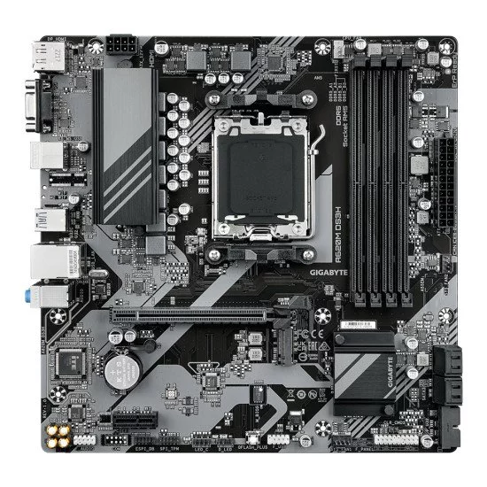 Gigabyte A620M DS3H (rev. 1.0) AMD A620 Emplacement AM5 micro ATX Gigabyte A620M DS3H (rev. 1.0) AMD A620 Emplacement AM5 micro ATX