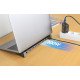 Manhattan Dock/hub USB-C avec lecteur de cartes et MST, 7 ports : Ethernet, 2x HDMI 4K@60Hz, 3x USB-A + USB-C, avec PD 100W - nécessite un chargeur USB-C externe (non inclus). Alimenté par USB (aucune alimentation externe requise) lorsque le PD n'est pas 