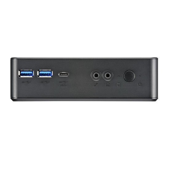 Shuttle XPC Nano PC NC40U5, Intel Core i5-1235U, 1x HDMI, 1x DP,1xUSB-C/DP, 6x USB3.2, 1x 2.5" bay, 2x M.2, 1x LAN, RAID, fonctionnement permanent 24/7, attaches VESA