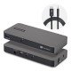 StarTech.com Hub Thunderbolt&trade; 5 à 4 Ports avec Thunderbolt&trade; Share KVM, 80/120 Gbps, Multi-Écrans 8K, PD 140W, USB-A 10 Gbps, TB4 et USB4, MacBook M4 Pro M4 Max M5