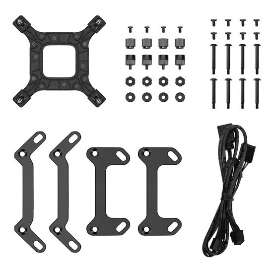 DeepCool LM240 Processeur Kit de refroidissement du liquide 12 cm Noir 1 pièce(s)