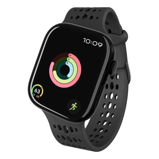 Decoded Ares O Watch Band Bande Noir Silicone
