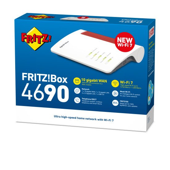 FRITZ!Box 4690 Edition International routeur sans fil FRITZ!Box 4690 Edition International routeur sans fil