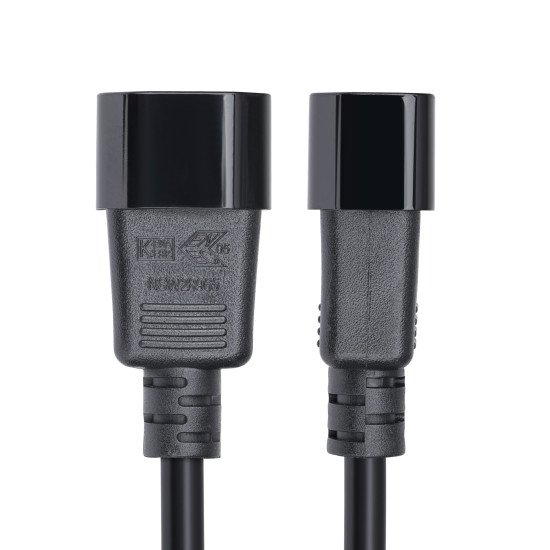 StarTech.com Cordon de Rallonge Électrique de 4,5m, Cordon d'Alimentation PDU C14 à C13, 15A 250V, 14AWG, Câble d'Alimentation AC pour PDU/Alimentation, Certifié KEMA-KEUR StarTech.com Cordon de Rallonge Électrique de 4,5m, Cordon d'Alimentation PDU C14 à C13, 15A 250V, 14AWG, Câble d'Alimentation AC pour PDU/Alimentation, Certifié KEMA-KEUR