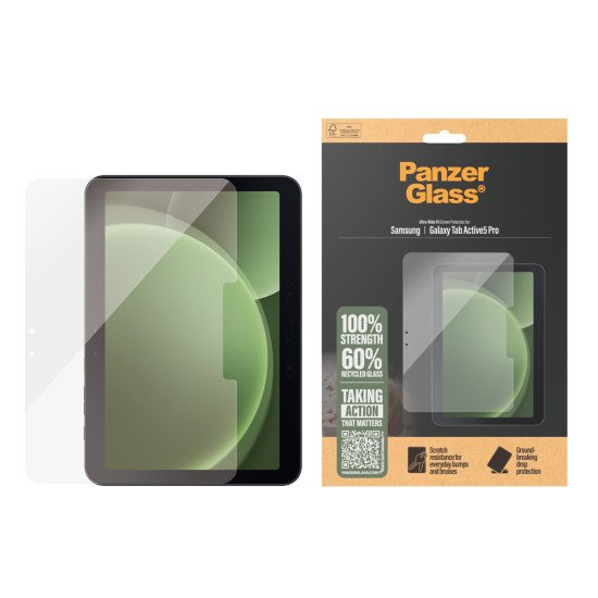 PanzerGlass ® Screen Protector Samsung Galaxy Tab Active5 Pro | Ultra-Wide Fit Protection d'écran transparent 1 pièce(s)