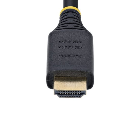 StarTech.com Câble HDMI Ultra Haut Débit Certifié de 5m, 8K 60 Hz/4K 120 Hz, Câble HDMI 2.1 avec HDR10+ / eARC, 48 Gbps, Câble HDMI 8K pour Moniteur/Téléviseur/Écran, Gaine TPE Flexible