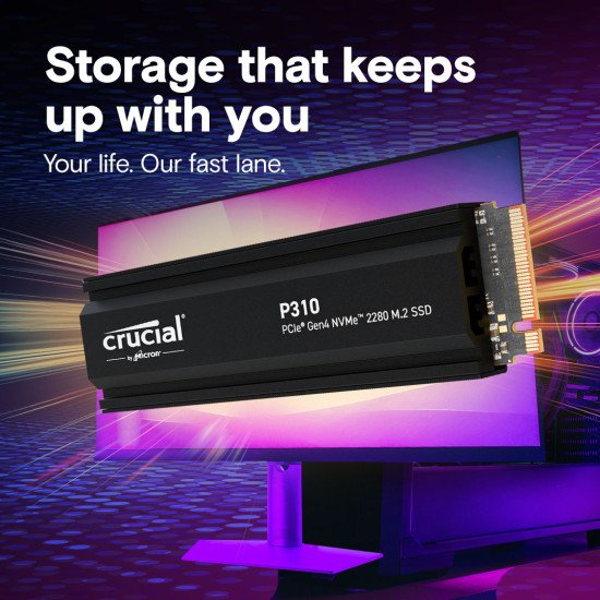 Crucial P310 4 To M.2 PCI Express 4.0 NVMe