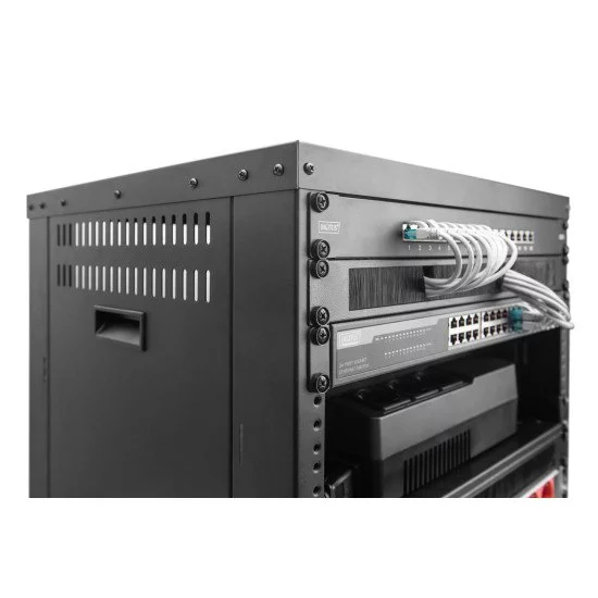 Digitus Rack universel pour équipement 19 pouces avec roulettes, 16U Digitus Rack universel pour équipement 19 pouces avec roulettes, 16U