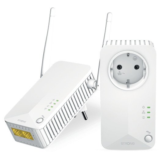 Strong Powerline Wi-Fi 600 Kit 600 Mbit/s Ethernet/LAN Wifi Blanc