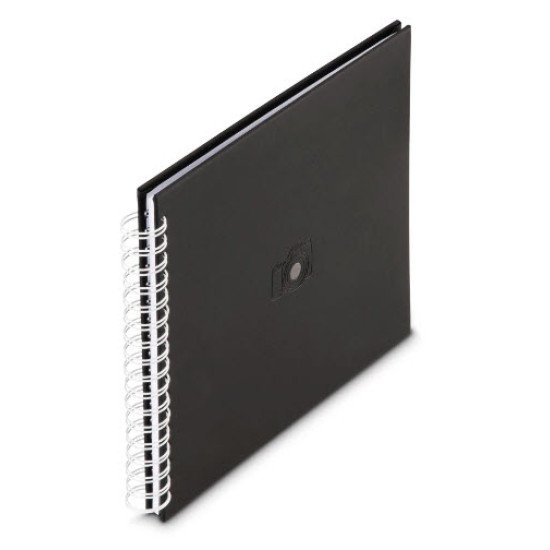 Hama Signs album photo et protège-page Noir 100 feuilles 10 x 15 Reliure spiralée