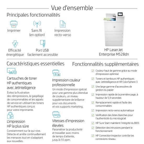 HP Color LaserJet Enterprise couleur LaserJet Enterprise M856dn