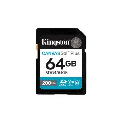 Kingston Technology Canvas Go! Plus 64 Go SDXC Canvas Go Plus Gen4 200 Mo/s C10 UHS-I U3 V30