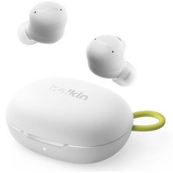 Belkin SoundForm Isolate Casques Sans fil Ecouteurs Appels/Musique/Sport/Au quotidien USB Type-C Bluetooth Gris
