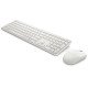 DELL Pro 5 KM526 clavier Souris incluse maison/bureau RF sans fil AZERTY Belge Blanc