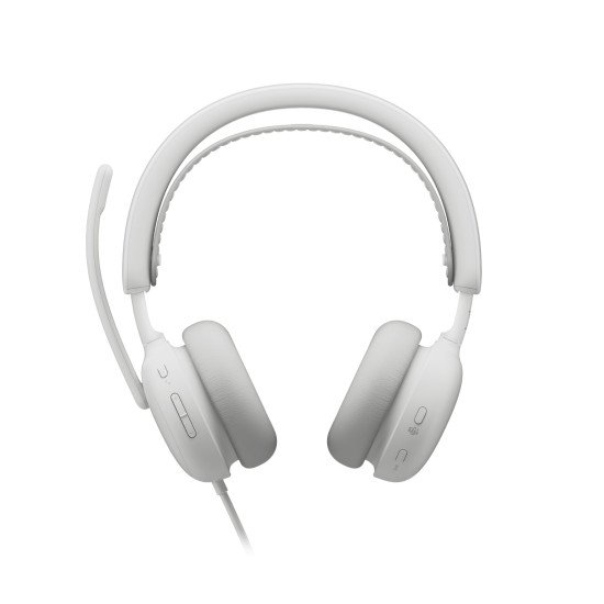 Logitech 981-001617 casque Avec fil Arceau Appels/Musique USB Type-C / USB Type-A Blanc