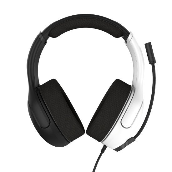 Turtle Beach Airlite Fit Noir et Blanc Casque de gaming filaire sous licence officielle pour Nintendo Switch 2, Nintendo Switch, Lite - Modèle OLED