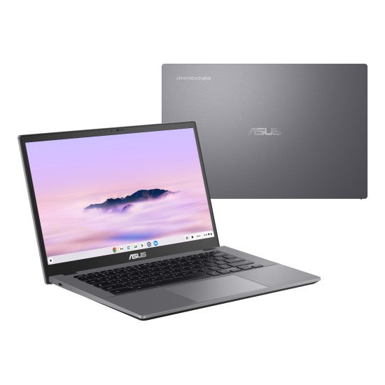 ASUS Chromebook Plus CX34 CB3402CVA-MW1326 Intel Core 3 100U 35,6 cm (14") Écran tactile Full HD 8 Go LPDDR5x-SDRAM 128 Go UFS Wi-Fi 6E (802.11ax) ChromeOS Gris AZERTY Belge