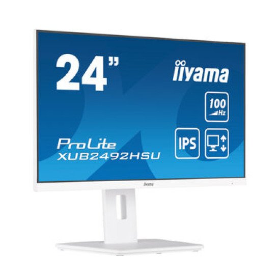 iiyama XUB2492HSU-W6 écran PC 60,5 cm (23.8") 1920 x 1080 pixels Full HD LED Blanc