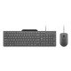 Lenovo GX31R09775 clavier Souris incluse maison/bureau USB Anglais américain Gris