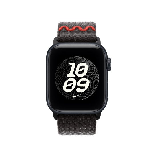 Apple Nike Sport Loop Bande Noir Nylon, Polyester recyclé, Spandex Apple Nike Sport Loop Bande Noir Nylon, Polyester recyclé, Spandex