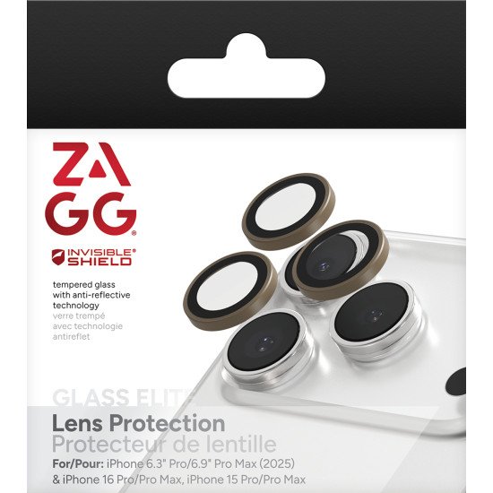 InvisibleShield Glass Elite Protecteur d'objectif caméra Apple 3 pièce(s) InvisibleShield Glass Elite Protecteur d'objectif caméra Apple 3 pièce(s)