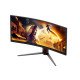 AOC G4 CU34G4CAP écran PC 86,4 cm (34") 3440 x 1440 pixels UltraWide Quad HD LCD Noir, Rouge