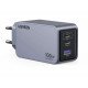 Ugreen Nexode Pro EU 3-Port GaN PD Fast Charger With USB-C Cable Universel Noir, Gris Secteur Charge rapide Intérieure
