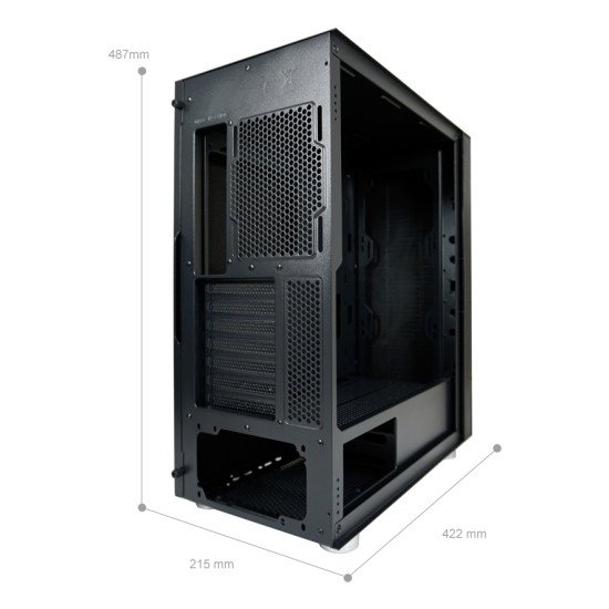 LC-Power LC-8000B-ON unité centrale Midi Tower Noir LC-Power LC-8000B-ON unité centrale Midi Tower Noir