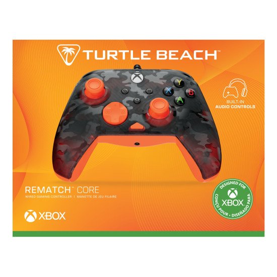Turtle Beach Rematch Core – Camouflage noir fantôme/orange Turtle Beach Rematch Core – Camouflage noir fantôme/orange