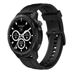 Beafon 601_EU001B smartwatche et montre de sport 3,63 cm (1.43") AMOLED Numérique 466 x 466 pixels Noir GPS (satellite)