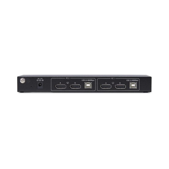 StarTech.com Switch KVM DisplayPort 2 Ports avec Matrice Vidéo Double Vue, 4K 60Hz, Hub 4x Ports USB, Commutateur KVM, Commutation par Touche de Raccourci, Matrice KVM DP 1.2, Conforme TAA StarTech.com Switch KVM DisplayPort 2 Ports avec Matrice Vidéo Double Vue, 4K 60Hz, Hub 4x Ports USB, Commutateur KVM, Commutation par Touche de Raccourci, Matrice KVM DP 1.2, Conforme TAA
