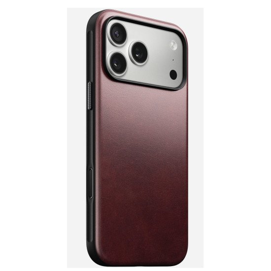 Nomad Modern Leather Case coque de protection pour téléphones portables 17,5 cm (6.9") Housse Bourgogne