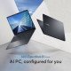 ASUS ExpertBook B3 B3605CCA-MB1196X Intel Core Ultra 7 255H Ordinateur portable 40,6 cm (16") WUXGA 16 Go DDR5-SDRAM 512 Go SSD Wi-Fi 6E (802.11ax) Windows 11 Pro US International Noir, Gris