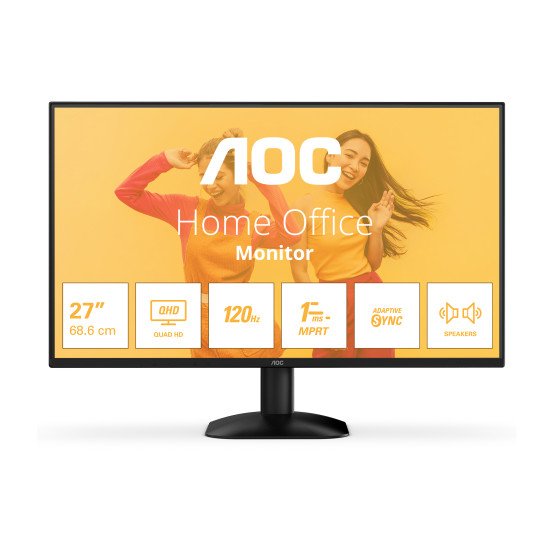 AOC B3 Q27B35S3 écran PC 68,6 cm (27") 2560 x 1440 pixels Quad HD LED Noir AOC B3 Q27B35S3 écran PC 68,6 cm (27") 2560 x 1440 pixels Quad HD LED Noir