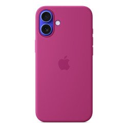 Apple Coque en silicone avec MagSafe pour iPhone 16 Plus - Fuchsia Apple Coque en silicone avec MagSafe pour iPhone 16 Plus - Fuchsia