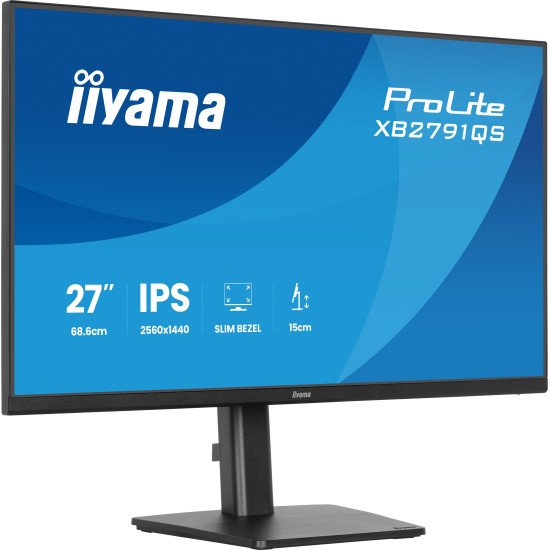 iiyama ProLite XB2791QS-B1 écran PC 68,6 cm (27") 2560 x 1440 pixels Quad HD LED Noir