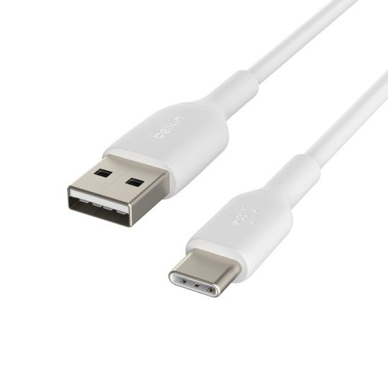 Belkin BoostCharge câble USB 1 m USB 2.0 USB A USB C Blanc