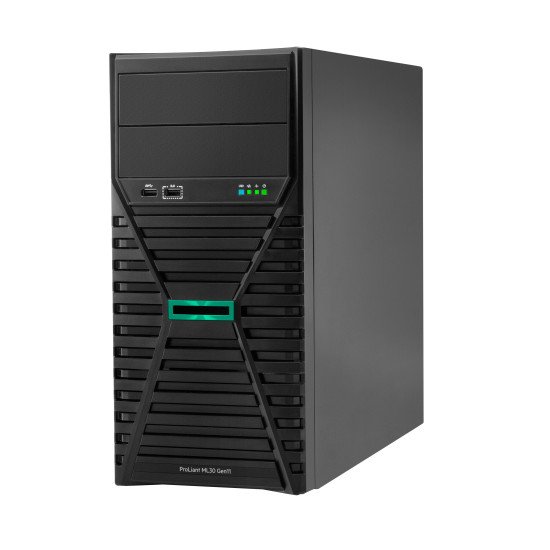 HPE ProLiant ML30 Gen11 6333P 3.1GHz 6c 1P 1x32GB-U 8SFF MR216i-p 2x480GB SSD 2x1000W PS EU Server