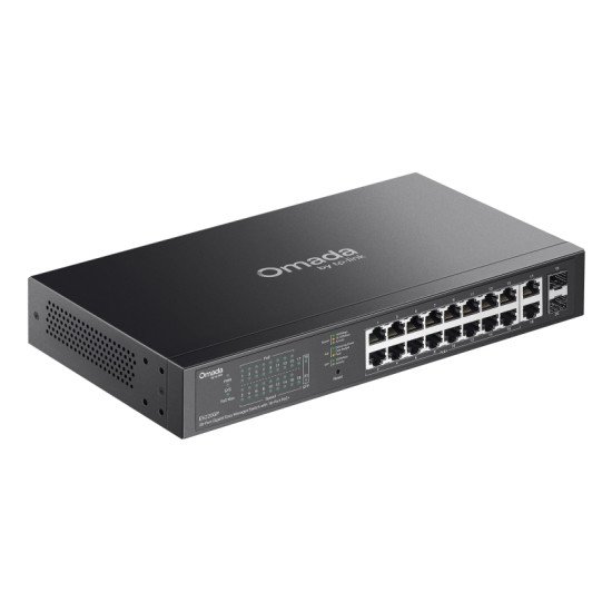 OMADA ES220GP commutateur réseau Géré Gigabit Ethernet (10/100/1000) Connexion Ethernet POE Noir