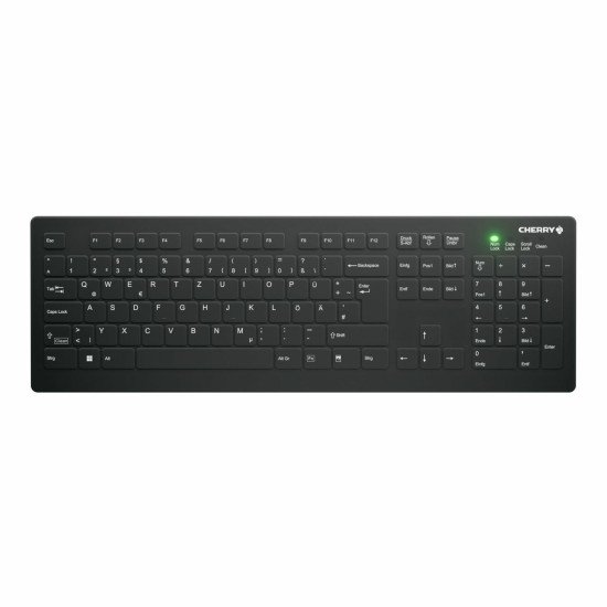 CHERRY AK-C8112 clavier RF sans fil QWERTZ Allemand Noir