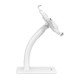 Manhattan Support antivol de bureau pour tablette/iPad, universel, rotation 360°, inclinaison +20° à -110°, verrouillable, blanc, tablettes 7,9"–11"