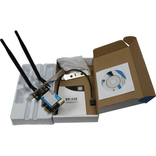 Inter-Tech EP-132 Interne WLAN / Bluetooth 600 Mbit/s