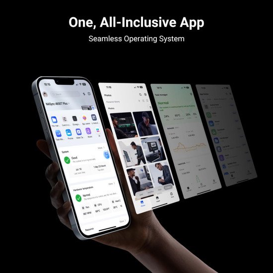 Ugreen DXP480T Plus NAS Bureau Intel® Core™ i5 8 Go DDR5 Gris