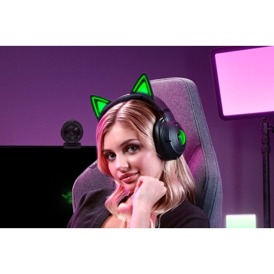 Razer Kraken Kitty V2 BT Casque Sans fil Arceau Gaming Bluetooth Noir
