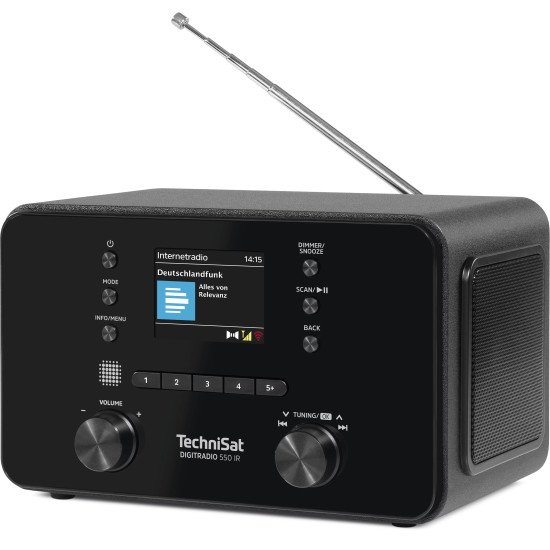 TechniSat Digitradio 550 IR Personnel Numérique Noir